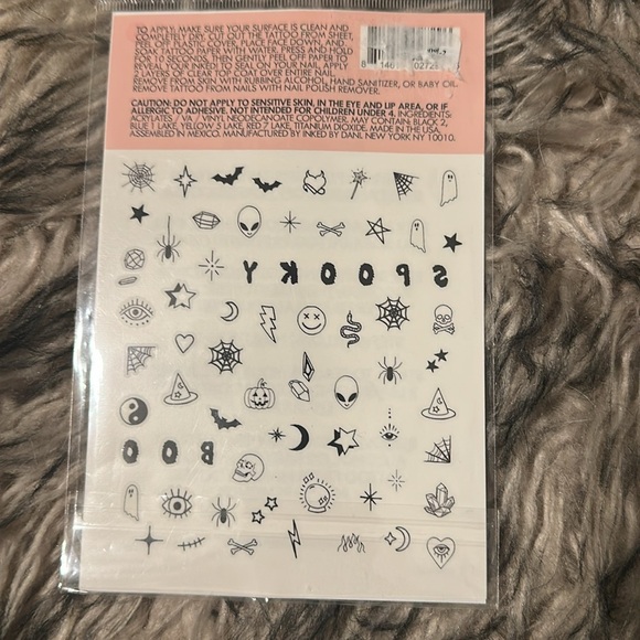 Inked temporary tattoos Nail Art Halloween - Picture 5 of 5